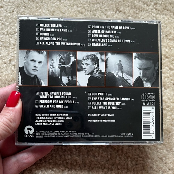 U2 - Rattle and Hum - CD - Picture 2 of 3
